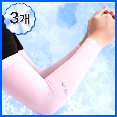 샵버스 자외선 차단 쿨토시 골프, 3개, 쿨핑크