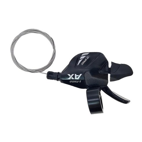 MTB AX 1x11 자전거 시프터 11F 케이블 포함 썸 시프터, 검은 색, 6x4cm, 금속