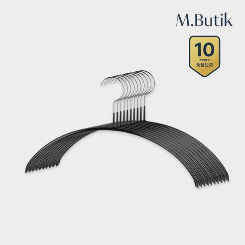 옷장 속 티셔츠, 이젠 흘러내림 걱정 없이 깔끔하게! [M_40PT] 논슬립 옷걸이 사용 후기 엠부띠끄옷걸이