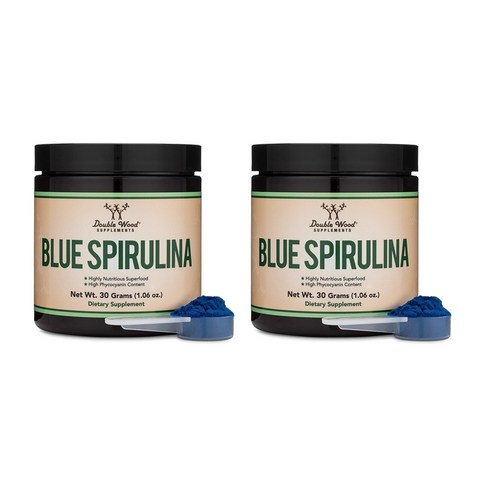 Double Wood Blue Spirulina 스피루리나 Powder 30g, 1개