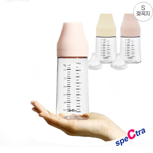 (베이비그린)스펙트라 올셋 PA 젖병 160ml 260ml, 260(노꼭지), 크림바닐라, 3개 스펙트라젖병