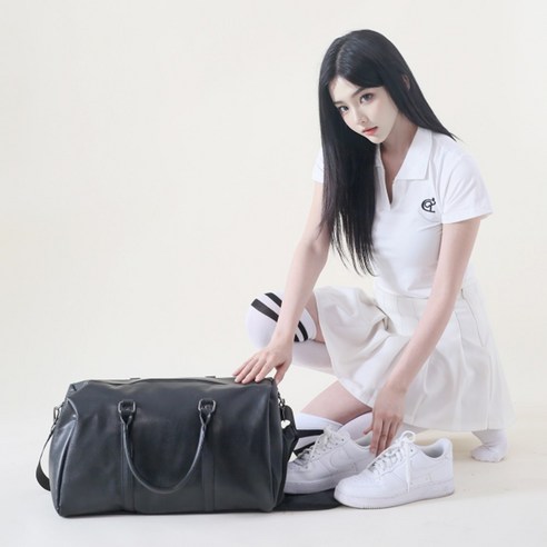 미모데이 보스턴백 운동가방 여행 피트니스 신발포켓