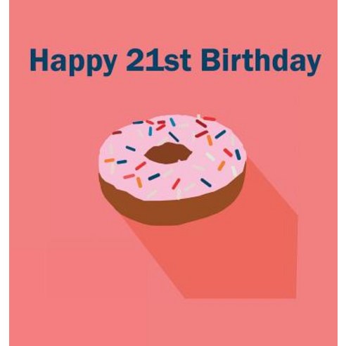 (영문도서) Happy 21st Birthday Guest Book (Hardcover): 21st Birthday book guest book pho... Hardcover, Lulu and Bell, English, 9781912817139