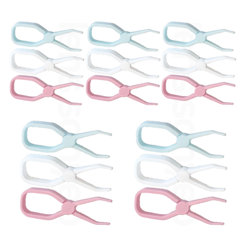 렌즈소녀 베이비 렌즈 집게, 15개, 골고루