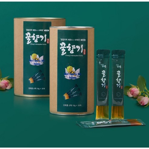 당뇨에 좋은 천연 벌꿀 정순조감로꿀 스틱꿀, 꿀스틱 10g x 60포