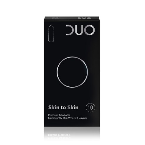 듀오 Skin to Skin 일반형 콘돔, 10개입, 4개
