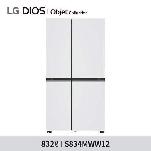 lg냉장고 [LG]오브제컬렉션 양문형 냉장고 832L S834MWW12, 옵션선택 Best Top3