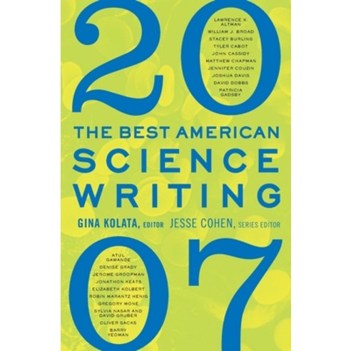 (영문도서) The Best American Science Writing Paperback, Ecco Press, English, 9780061345777