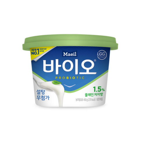 매일 바이오 플레인 저지방 요거트 450g, 1개