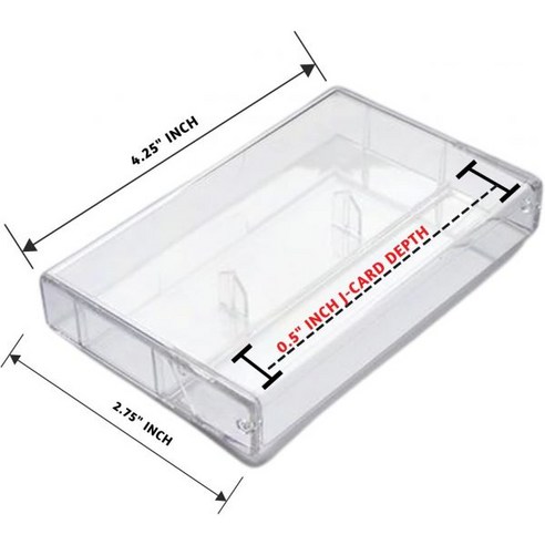 카세트테이프 수납장 보관함 정리함 100팩 오디오 카세트 케이스 클리어클리어