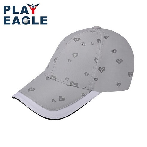 ANKRIC 골프 모자 남성 하트 모양의 패션 자외선 차단제 모자 남성과 여성의 스포츠 모자 태양 모자 골프, 회색
