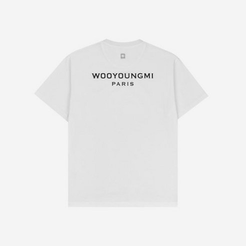 우영미 코튼 백로고 티셔츠 화이트- 23SS Wooyoungmi Cotton Back Logo T-shirt White – 23SS  Best 5