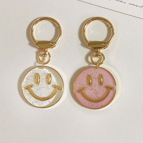 [1+1] 가영 믹스 스마일 가방고리 키링 열쇠고리