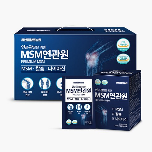 데이앤 MSM연관원 무릎 관절 건강기능식품, 65ml, 2개