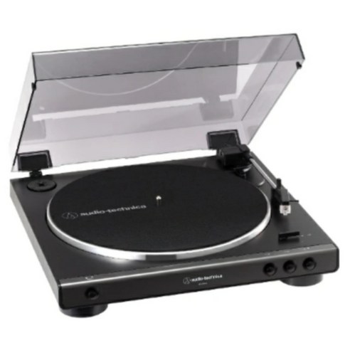 오디오테크니카 풀오토 턴테이블 AT-LP60X DGM 다크건 메탈릭 포노이퀄라이저 내장