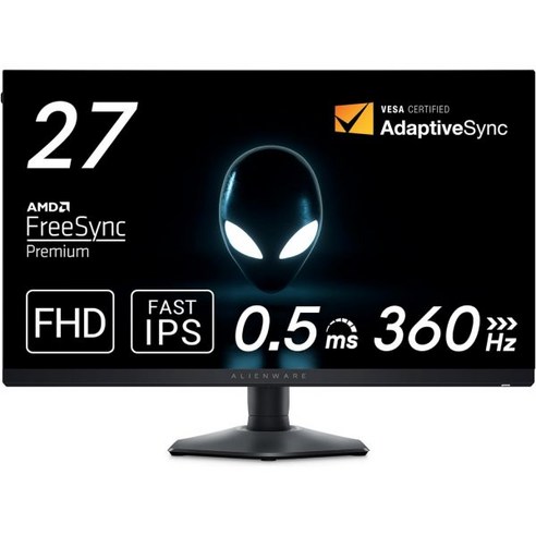 Dell AW2523HF 24.5인치 Alienware 게이밍 모니터3년간 무휘점 교환FHDFast IPS비광택DPHDMIsRGB 99가로세로회전높이조정0.5ms360HzAMD, 3)[AW2724HF] 27인치/0.5ms/360Hz/