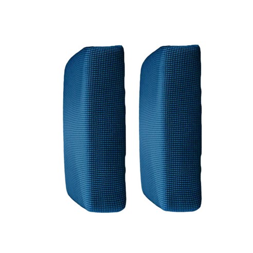 2pcs 소파 쿠션 커버 소파 보호대 파란색 _size s, 설명, 폴리 에스터
