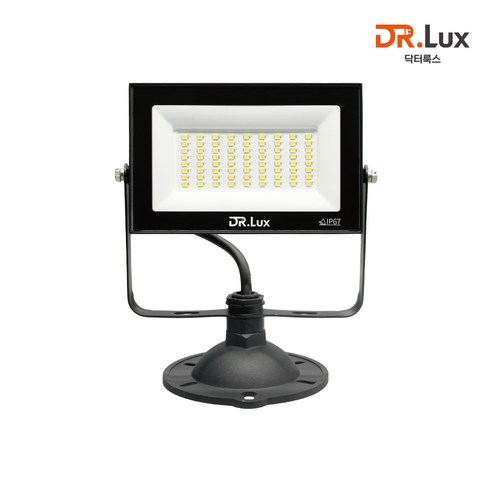 닥터룩스 노출형 LED 투광기 투광등 30w, 블랙바디, 1개