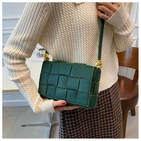 ZARA 자라 카세트백 여성 락 플랩 숄더 크로스백 위빙 가방 블랙 그린 가죽 선물 인스타