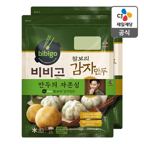 제일제당 비비고 찰보리 감자만두, 600g, 1개