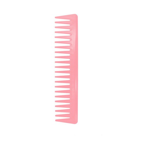 컬러 넓은 이빨 큰 이빨 빗 정전기 방지 오일 조형 미발 빗 다기능 마사지 순발 빗, 핑크