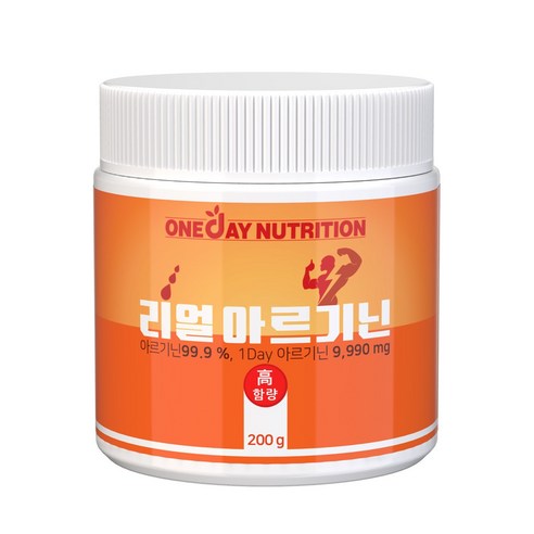 리얼아르기닌 99.9%, 1개, 200g