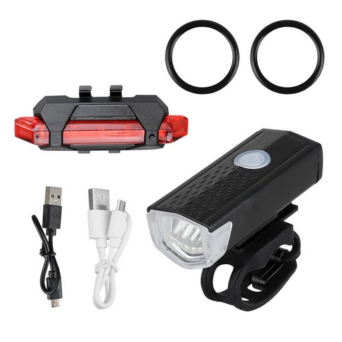 2255 자전거 전조등 USB 충전, (2255 OPP 봉지 블랙+BS216 OPP 봉지