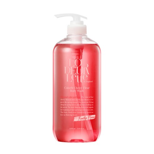 로더렛 인 잉글랜드 컬러핏 바디 워시 체리 플뢰르, 1개, 1000ml