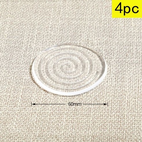 퀸비틀 가구 실리콘 보호 테이블 매트 미끄럼 방지 충격 패드 컵 의자 다리 보호대 발 바닥 소파 4 개, 60 Best Top5