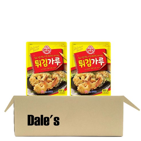 데일즈기획 오뚜기 튀김가루, 500g, 2개