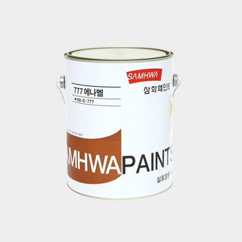 삼화페인트 유성페인트 777 에나멜 4L, 백색무광, 4000ml, 1개 삼화페인트셔츠