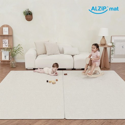 [알집매트] [알집][2개구성] 모던 거실매트 M (2종 택1) (200x140x1.2cm), 상품선택:2개구성 모던거실매트 M 코코넛우드