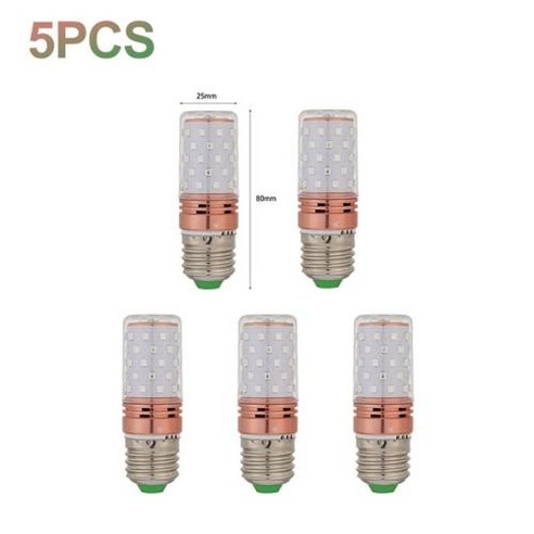 E27 UVC 살균 램프 60 LED UV 전구 자외선 살균기 라이트 홈 클린 에어 킬 진드기, [05] 5PCS, 5PCS
