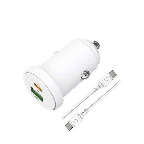 차량용 (CtoC) 25W+18충전기 2포트 PD 액티몬, 엑티몬 PD 2포트 차량용 25W+18W (CtoC)