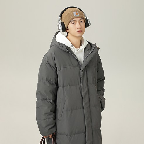 겨울 추위, 스타일로 압도하는 구스다운 롱패딩