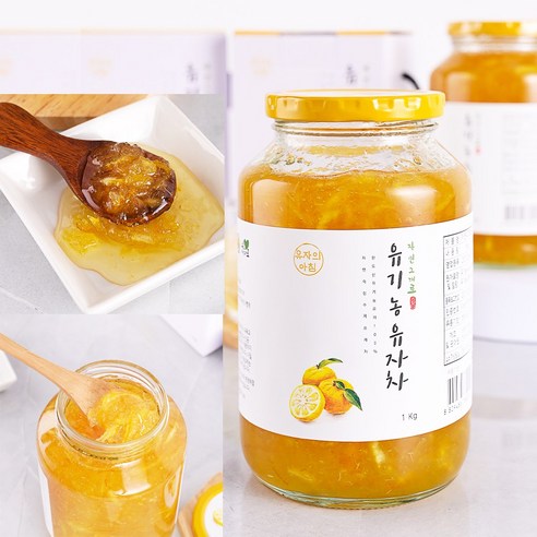 섬바다 유기농 유자차 유자청 완도 수제 무농약 500g, 1개, 1개
