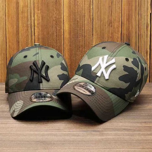 NewEra MLB 뉴욕 양키스 야구모자 밀러터리 카모 캡