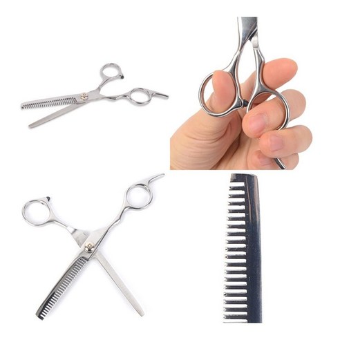 고급 미용 가위 틴닝용(숱전용) 컷팅가위 틴닝, 1개