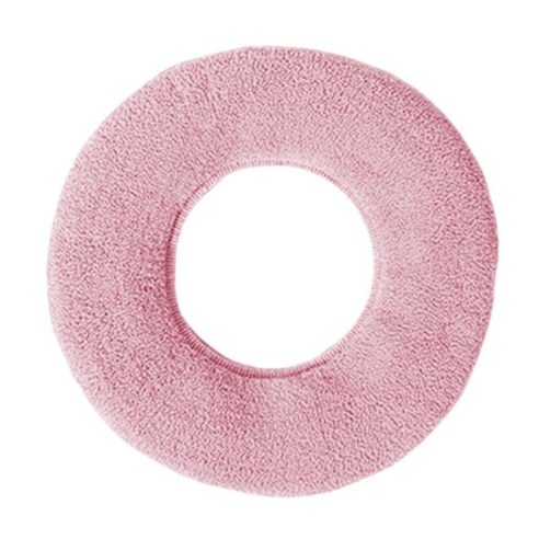 겨울을 위한 보편적인 변기 덮개 안락한 쉬운 임명 신축성 있는 방석, 분홍색, 니트 면사