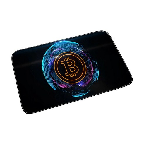 모피 발 매트 Bitcoin 지역 깔개 거실 깔개 주방 카펫 도어 매트 욕실 매트 홈 복도 장식 다채로운 현관 매트, {"크기":"40센치메터x60센치메터"}, HC004094