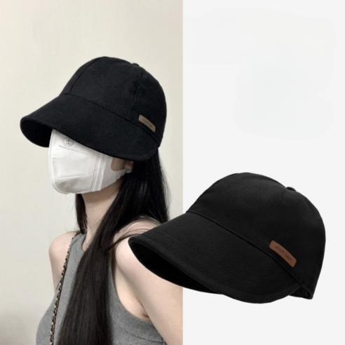 아이샵조이 여성 데일리 하프 벙거지 버킷햇 모자