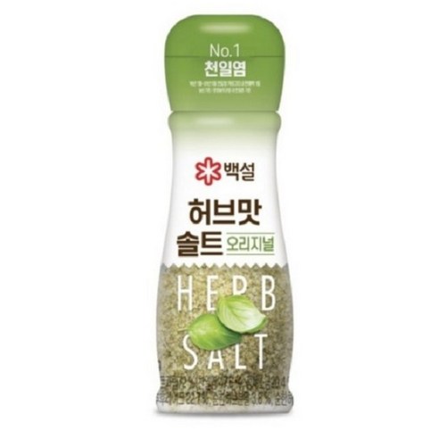 CJ 백설 허브맛 솔트 오리지널 50g, 3개