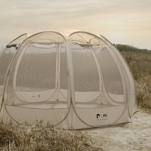 간편한 설치와 모기로부터의 보호를 제공하는 폴라리스 P1 팝업 메쉬 쉘터 원터치 돔텐트 모기장