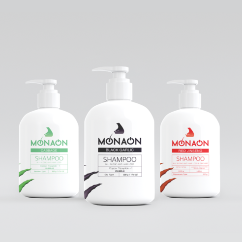 잠백이 탈모 샴푸 모나온 500ml, 흑마늘샴푸, 1개