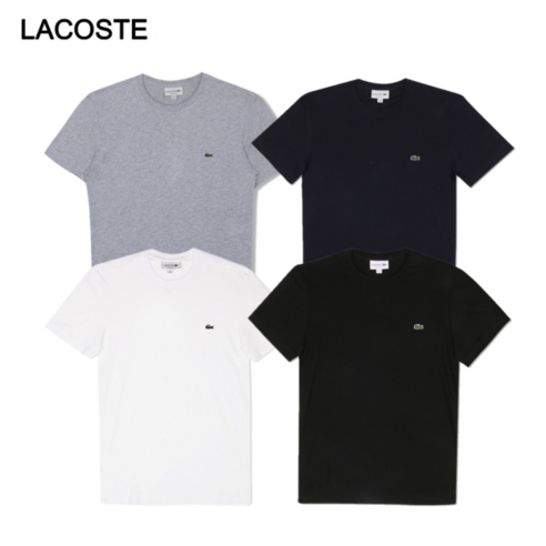 라코스테 LACOSTE 반팔 티셔츠 크루넥 기본티 4종 택1