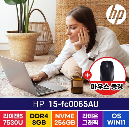 15-fc0065au 추천상품 HP 15-fc0065AU 라이젠5 가성비 사무용 싼 업무용 주식 롤 노트북