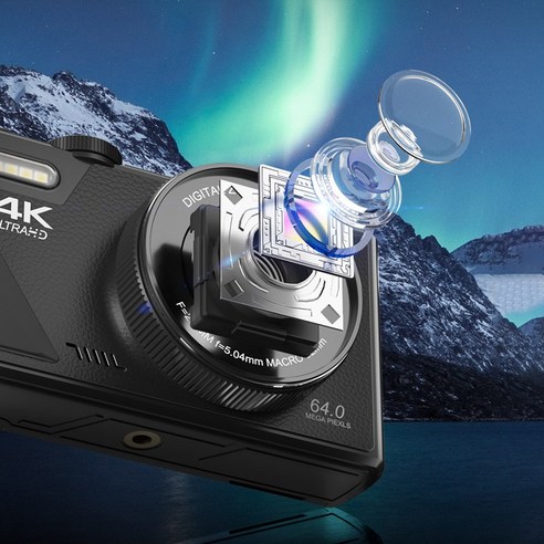 셀프촬영을 위한 혁신적인 솔루션: RUN기술 HD 디지털 카메라