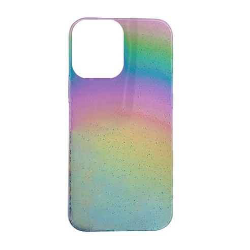 AFBEST iPhone 12 낙하 방지 보호 휴대전화 케이스용 Rainbow Drops 패턴