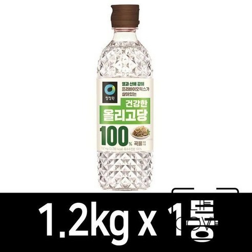 청정원 올리고당 1.2kg 1통.요리당/무료배송 간편한, 1개