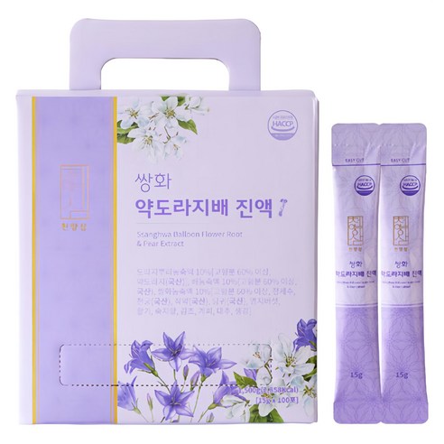 천양삼 쌍화 약도라지배 진액스틱 100포, 1개